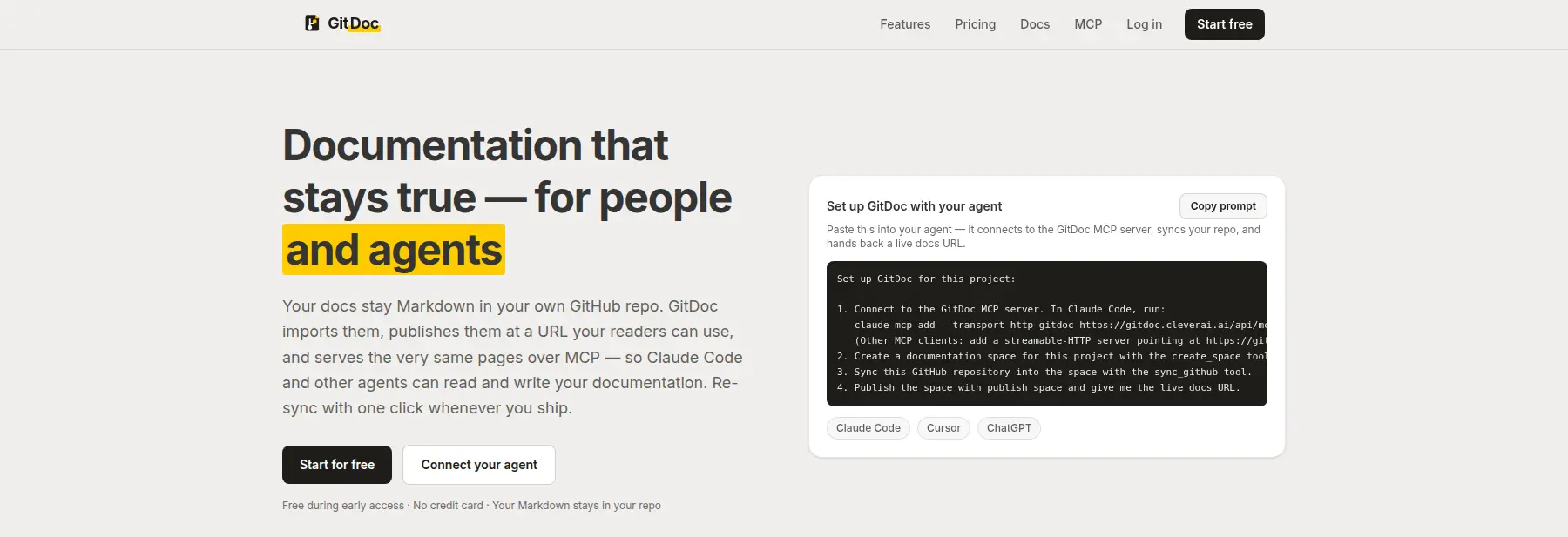 GitDoc product screenshot
